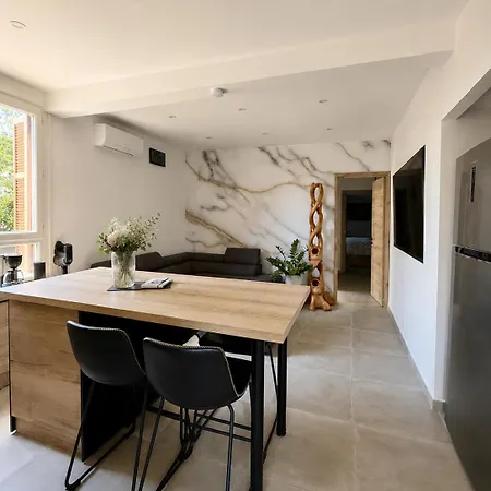2 Grand Jardin, A 350 M De La Avec Climatisation Apartmán Santa-Maria-Poggio (Corsica)